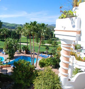 Golf views from Matchroom in Spain